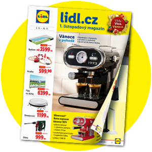 Kompletní nabídka 1.listopadového lidl-shop magazínu.