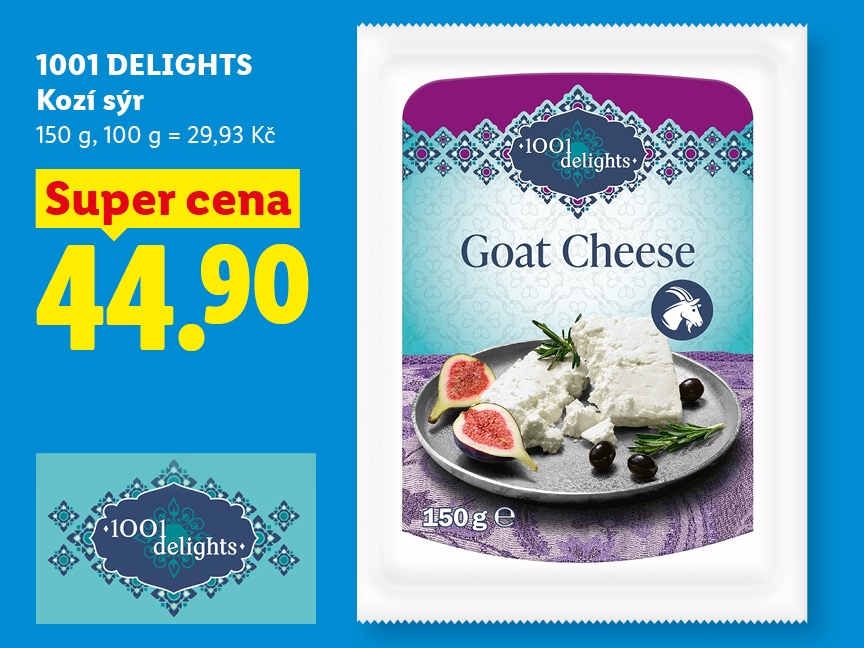 Kozí sýr, 150 g, za super cenu 44,90 Kč