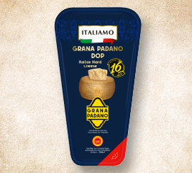Grana Padano, cena za 200 g balení 79,90 Kč