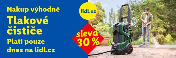 Sleva 30 % na tlakové přístroje  -  pouze dnes 13.4.2026.