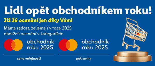 Lidl se stal opět obchodníkem roku.