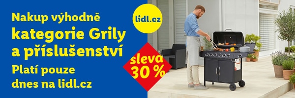 Sleva 30 % na grily a příslušenství - platí jen 1.5.2026.