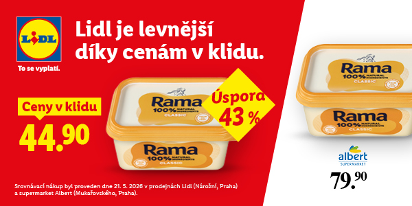 Snížení cen na den nebo týden? Kdepak, Lidl snižuje ceny trvale.