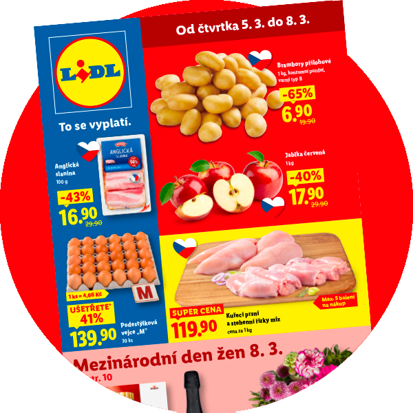 Náhled na čtvrteční leták.