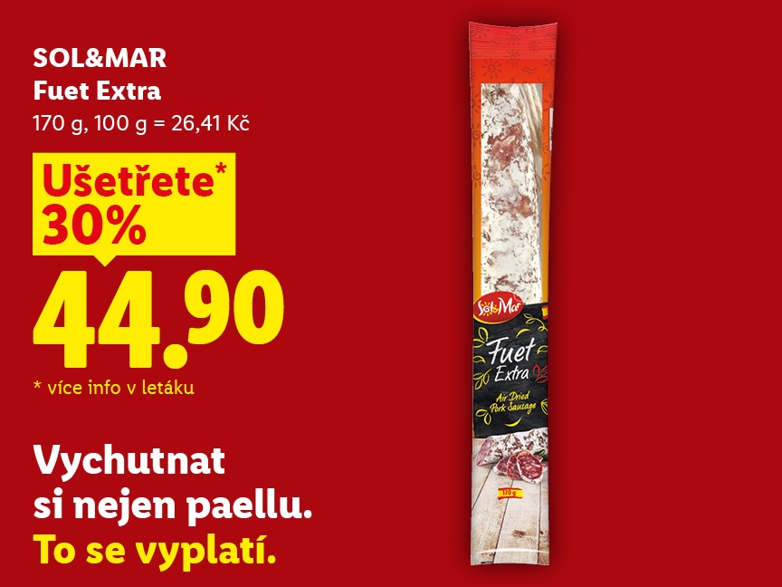 Fuet Extra, 170 g, za 44,90 Kč