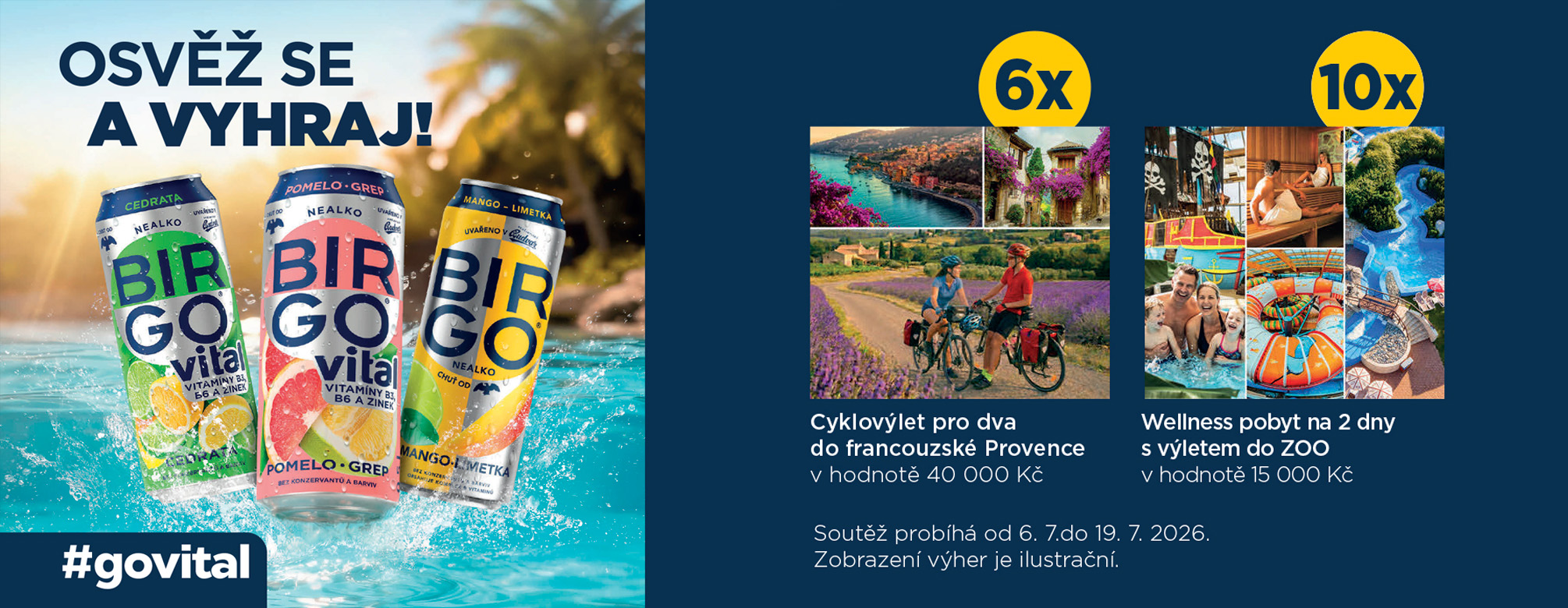 Soutěž s Birgo o zájezd do Francie a další ceny.