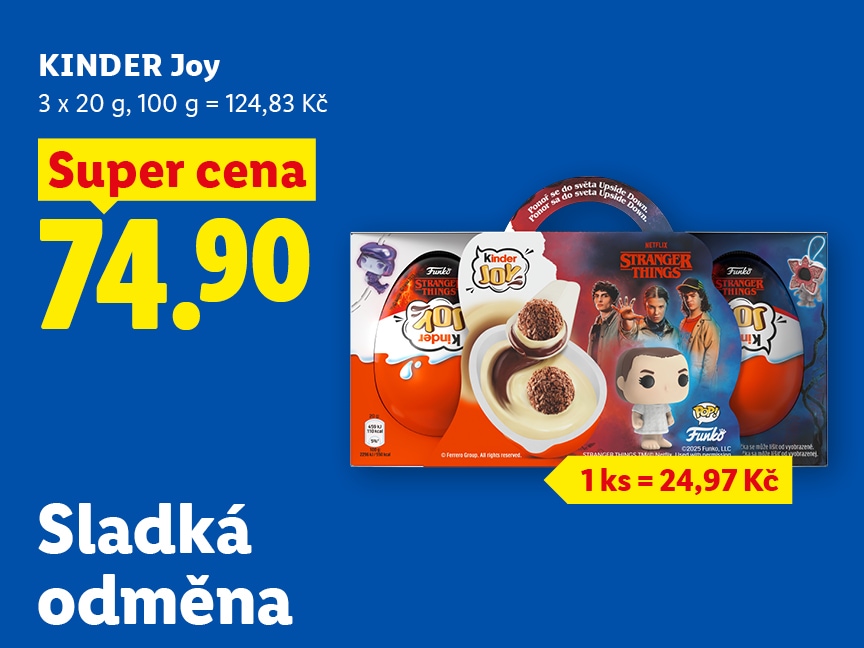 Kinder Joy za super cenu 74,90 Kč