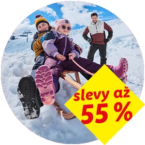 Nabídka na výprodej zimního oblečení.