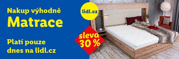Sleva 30 % na kategorii Matrace
