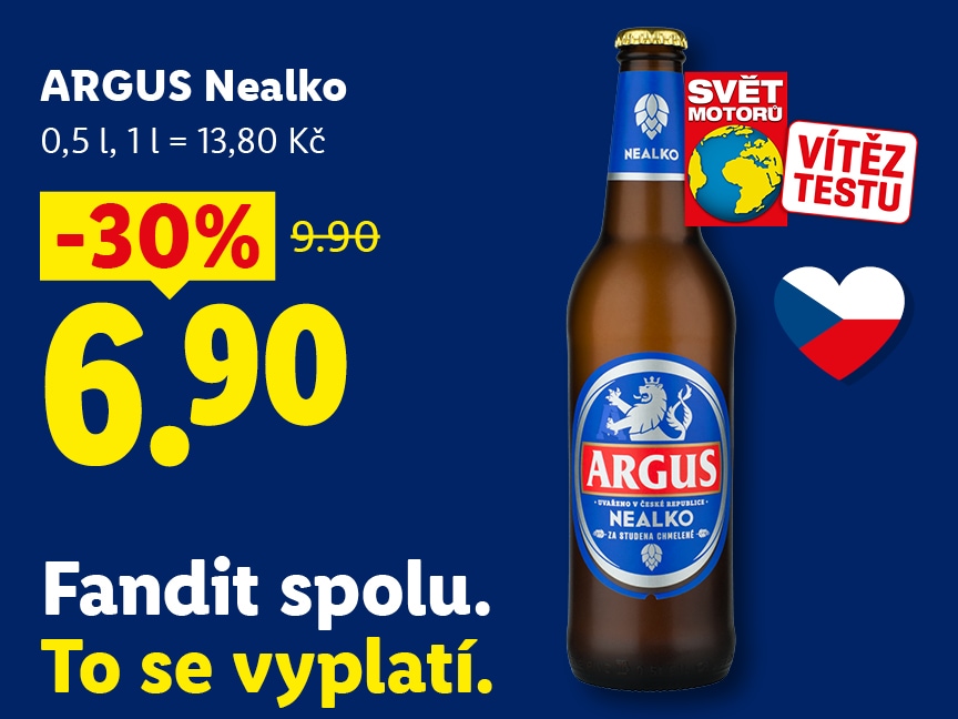 Argus nealko za 6.90 Kč