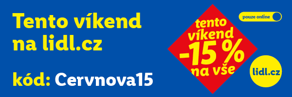 Sleva 10 % na celý nákup na lidl.cz - platí jen 6. - 7.6.2026. 