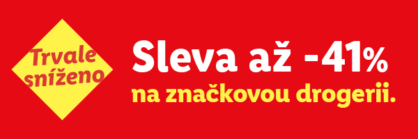 Sleva až 41 procent na značkovou drogerii.