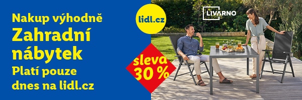Sleva 30 % na kategorii Zahradní nábytek
