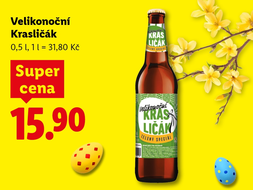 Velikonoční Krasličák, 0,5 l za 15,90 Kč