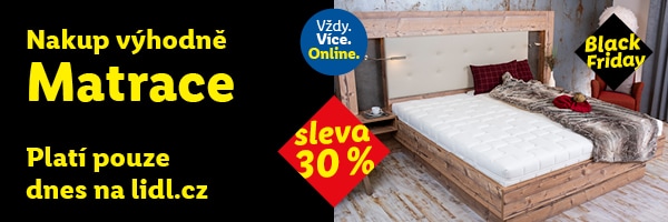 Sleva 30 % na kategorii Matrace