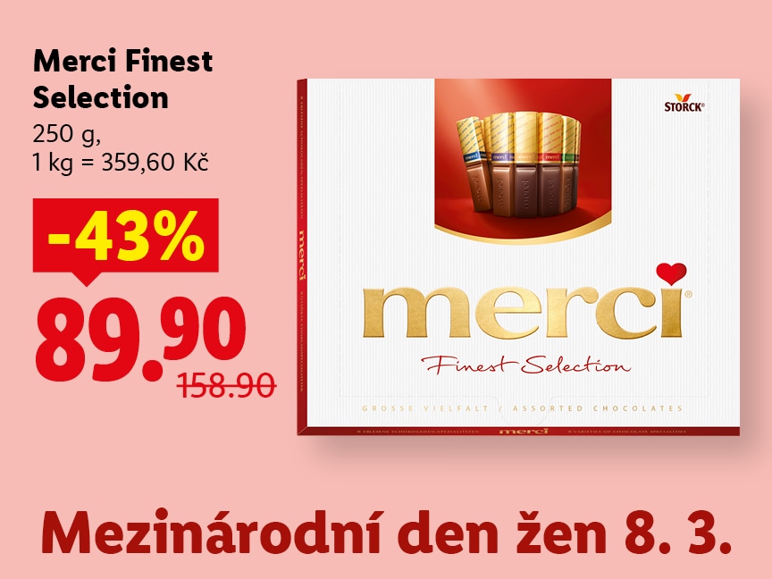 Merci Finest Selection za 89,90 Kč