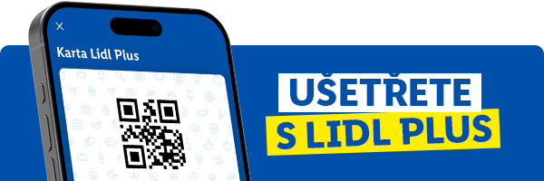 Ušetřete s aplikací Lidl Plus - aktivujte si kupóny a získejte vybrané produkty za výhodnější ceny.
