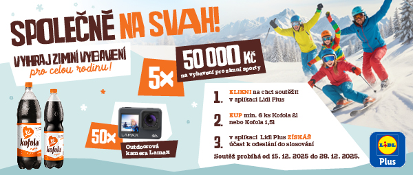 Soutěž s Kofolou  o vybavení pro zimní sporty.