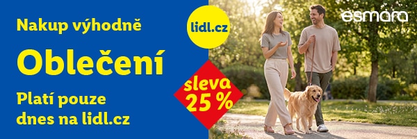 Sleva 25 % na módu a doplňky - platí jen 8.5.2026.