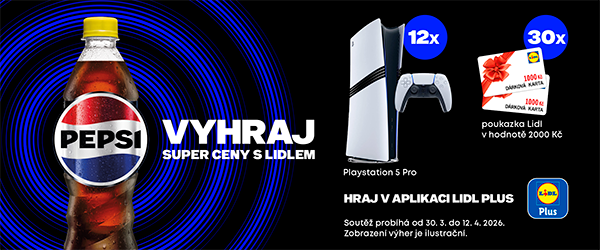 Vyhraj super ceny s Lidlem a Pepsi.