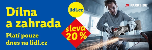 Sleva 20 % na celou kategorii dílna a zahrada - pouze dnes 6.5.2026.