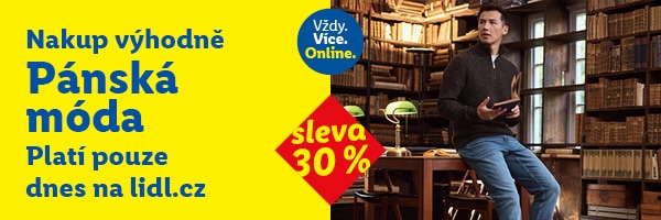 Sleva 30 % na pánskou módu pouze dnes 5.1.