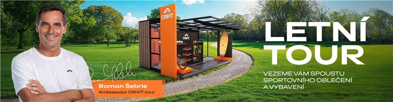 Crivit - letní tour s Romanem Šebrlem