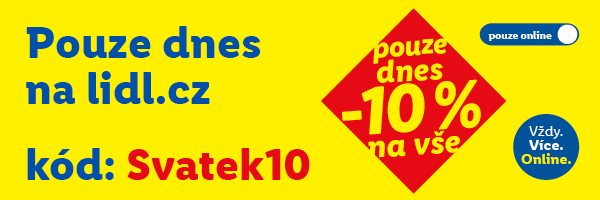 sleva 10 % s kódem svatek10