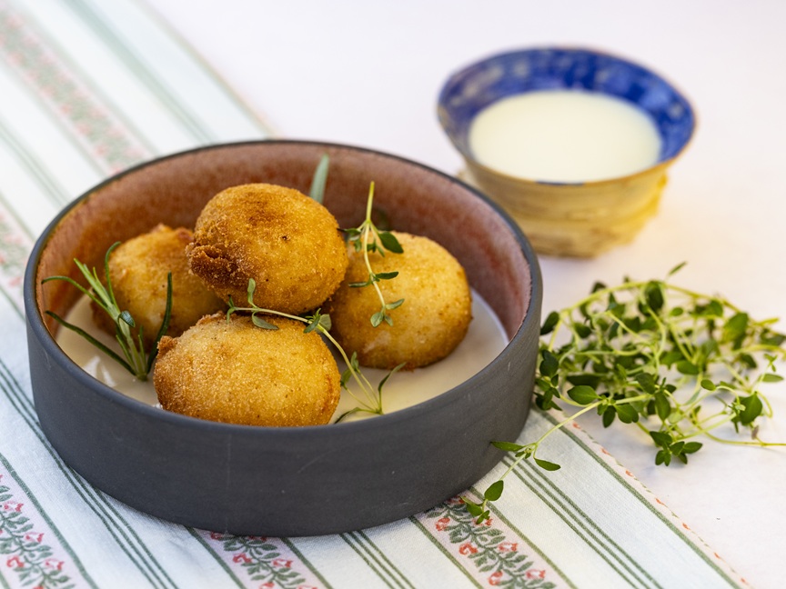 Arancini se scamorzou