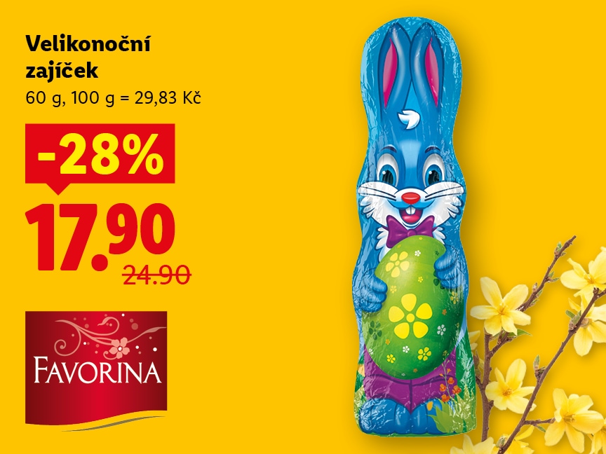 Velikonoční zájíček za 17,90 Kč
