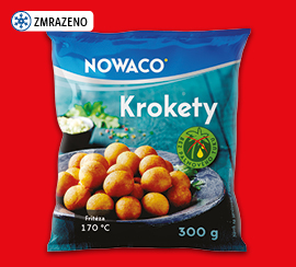 Krokety, cena za 300 g balení je 22,90 Kč