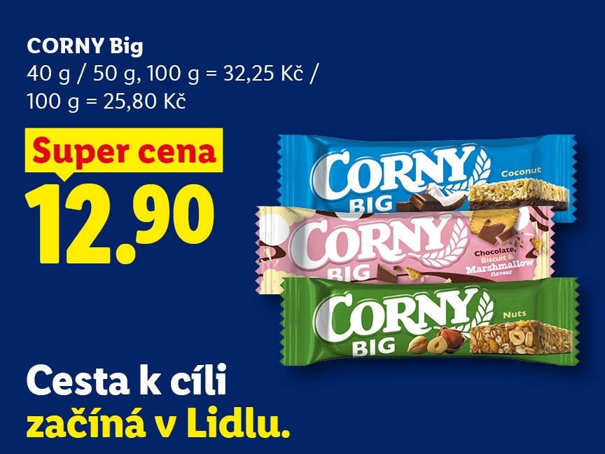 corny big za super cenu 12,90 kč