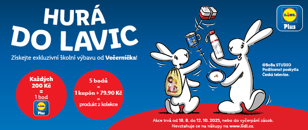 Věrnostní sbírání bodů na školní výbavu od Večerníčka.