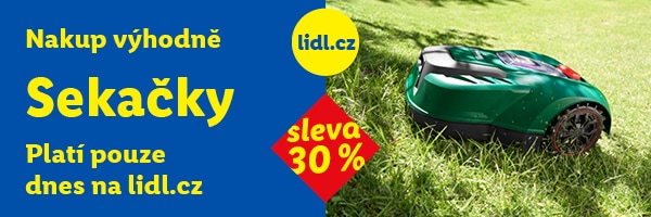 Sleva 30 % na sekačky a vertikutátory - platí pouze 24.6.2026