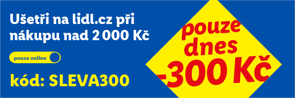 Sleva 300 Kč při nákupu nad 2000 Kč - platí pouze 8.7.2026