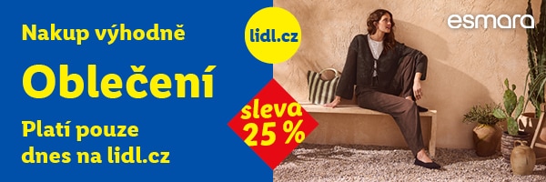 Sleva 25 % na kategorii Móda a doplňky - platí jen 29.5.2026.