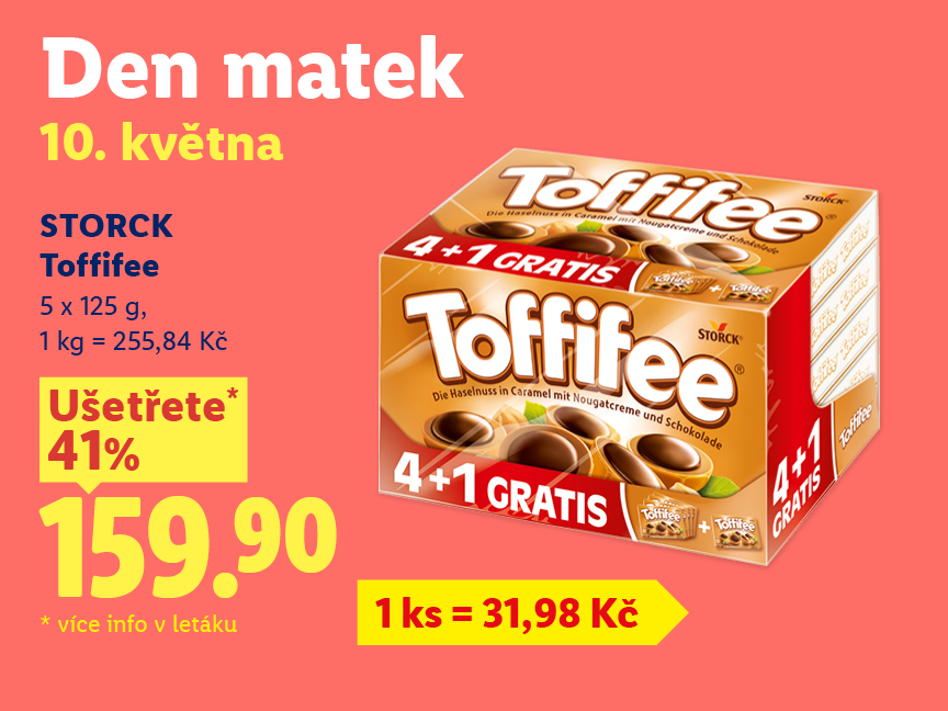 Toffife, 5 x 125 g za 159.90 Kč