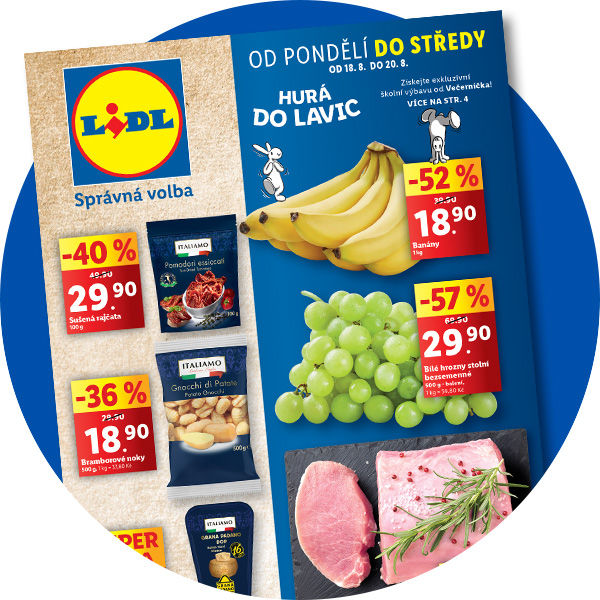 Náhled na pondělní leták