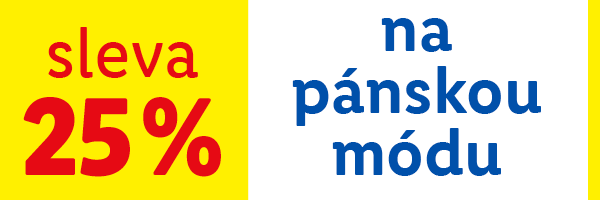 Sleva 25 % na pánskou módu