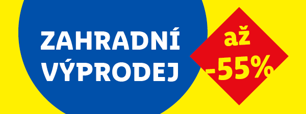 zahradní výprodej až -55%