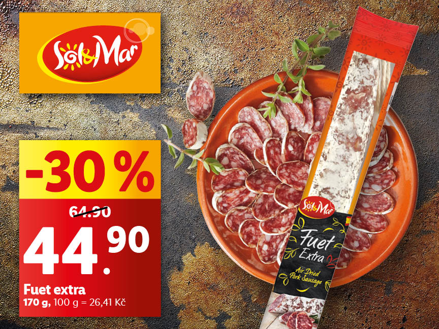 Fuet extra za 44,90 Kč
