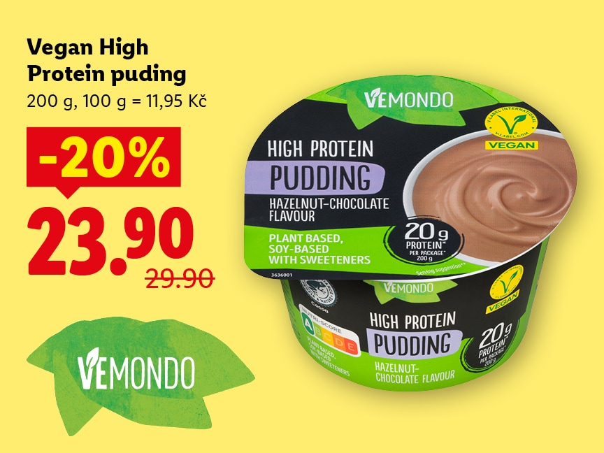 Vegan High protein puding  za 23,90 Kč