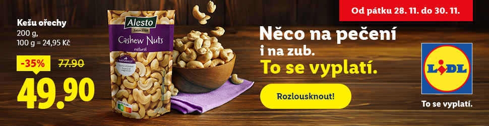 Alesto oříšky a křupavé sušené ovoce.