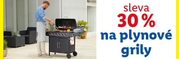 Sleva 30 % na plynové grily