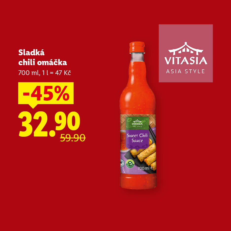 Sladká chili omáčka za 32,90 Kč