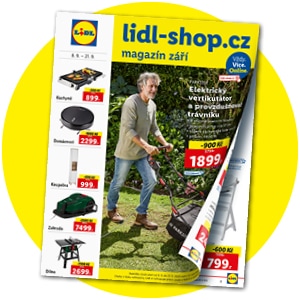 Kompletní nabídka zářijového lidl-shop magazínu.