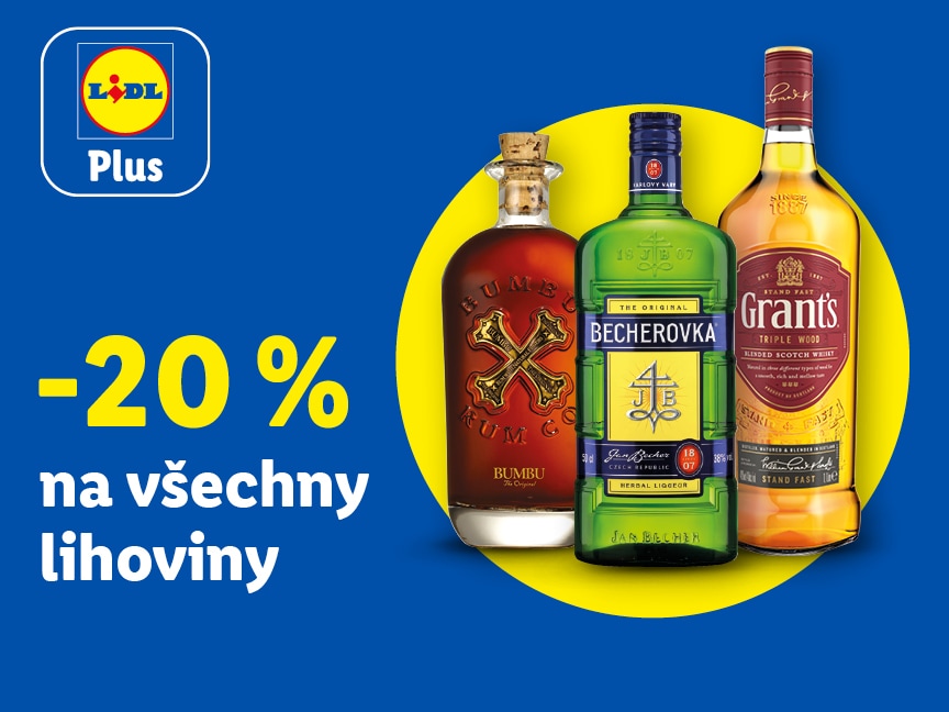 Od soboty 27.12. do neděle 28.12. sleva 20 % na všechny lihoviny.