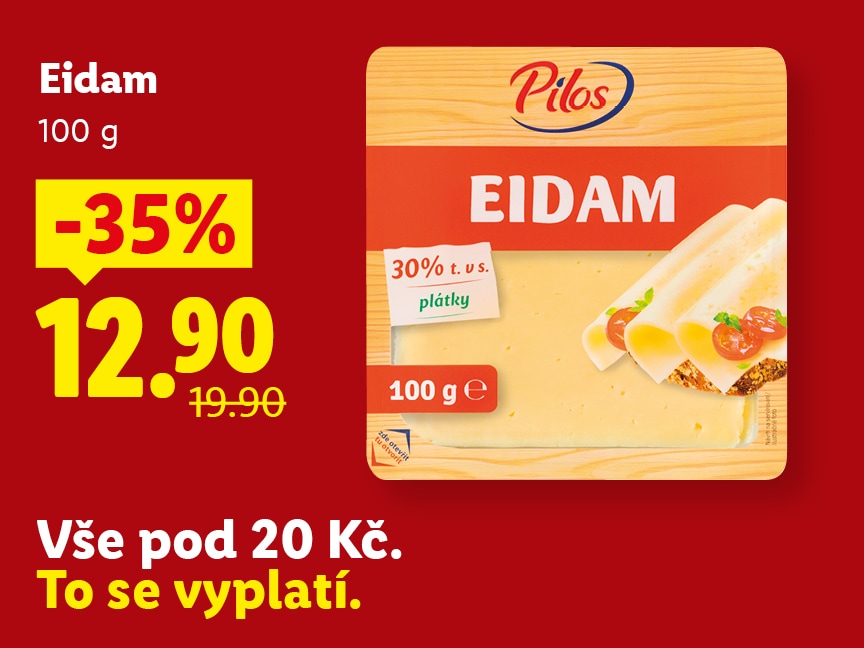 Eidam za 12,90 Kč