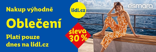 Sleva 30 % na kategorii Móda a doplňky  - platí pouze dnes 31.7.2026.