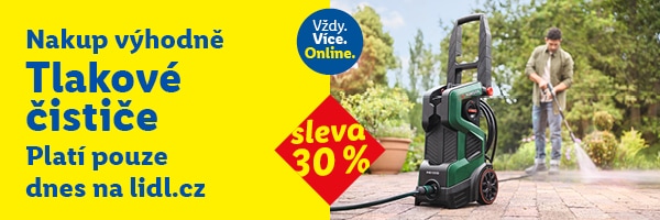 Sleva 30 % na čisticí přístroje -  pouze dnes 2.3.2026.
